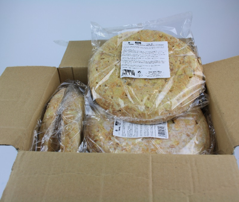 Tortilla de patata con atún (1 caja de 8 kg)