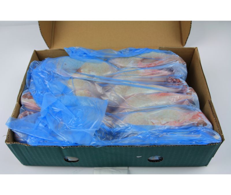 Trasero de pollo interfoliado 325 - 400 g/pieza (1 caja de 4 kg)