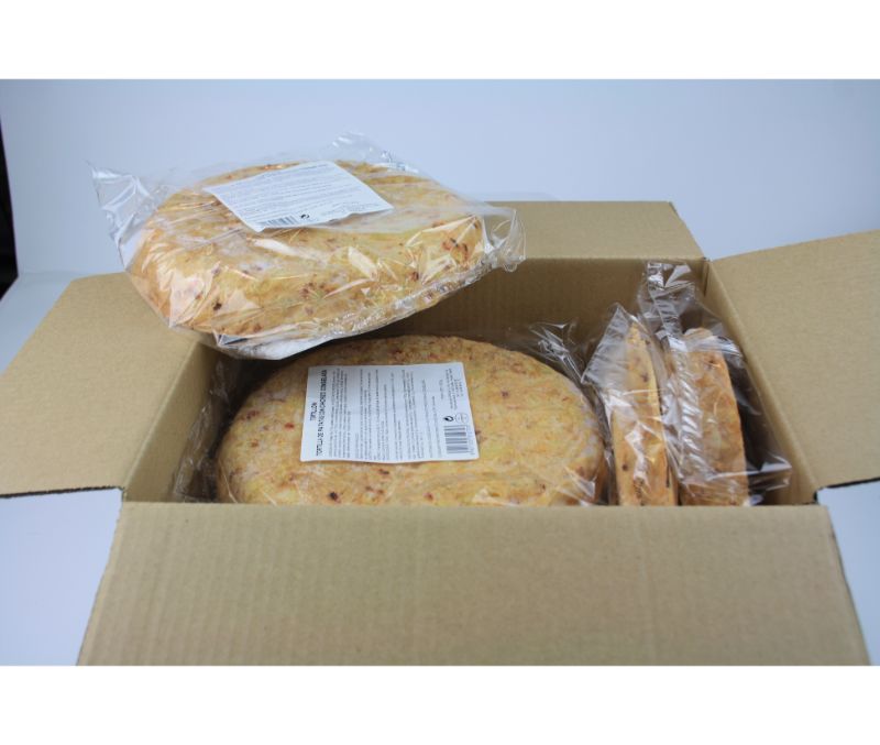 Tortilla de patata con chorizo (1 caja de 8 kg)