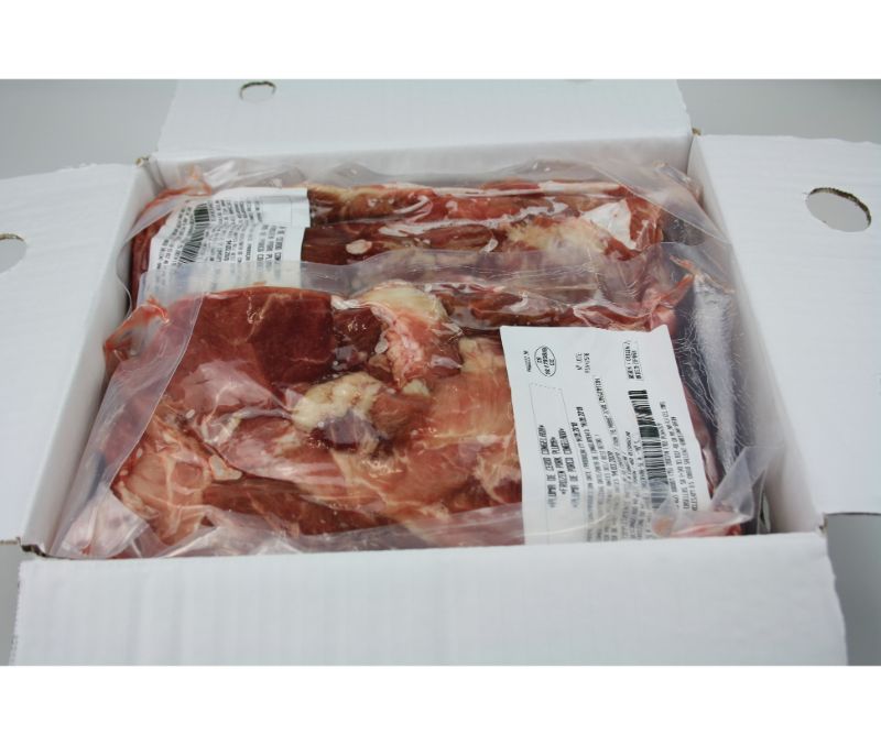 Pluma de cerdo blanco (1 caja de 6 kg)