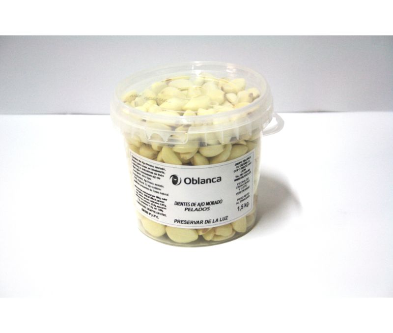 Dientes de ajo pelados (1 bote de 1,5 kg)