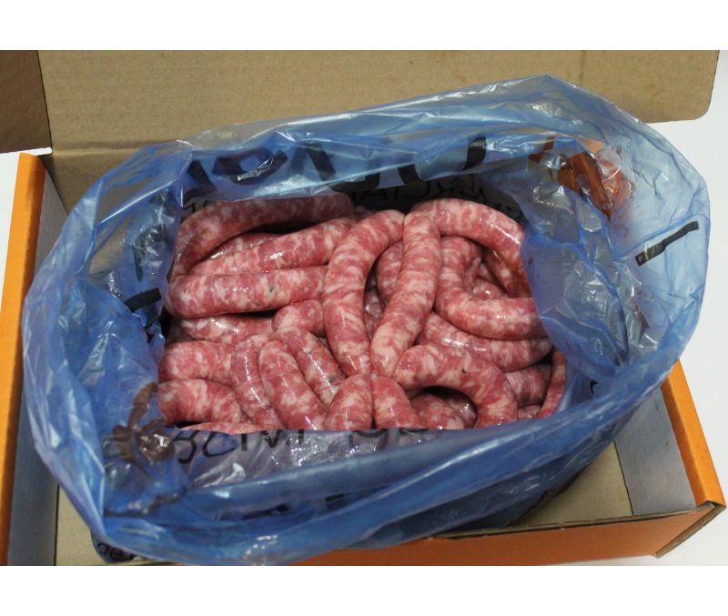 Longaniza blanca de cerdo (1 caja de 2,5 kg)