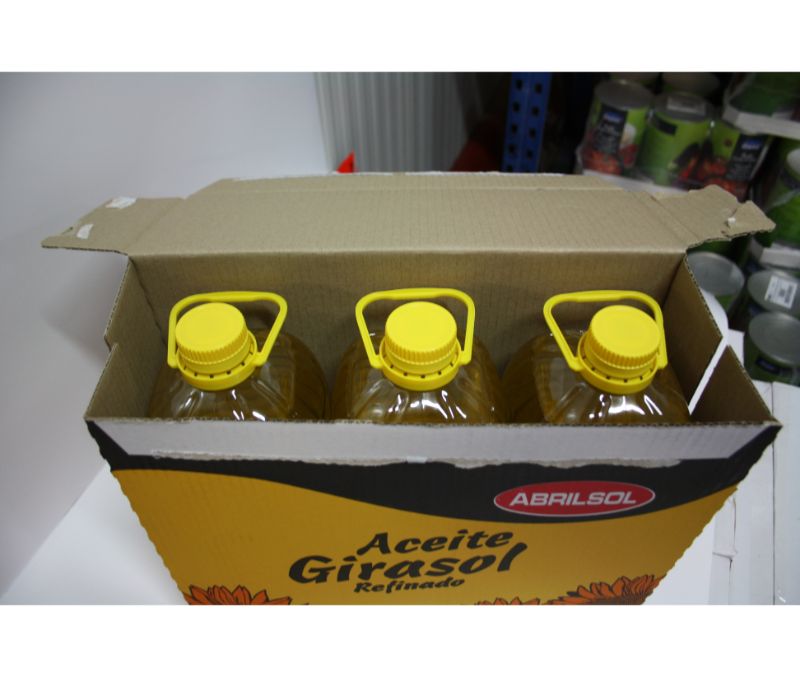 Aceite de girasol (3 garrafas de 5l)