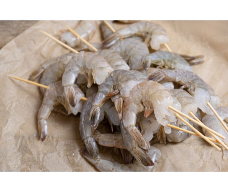 Langostino vannamei Cuba 80-100 piezas/kg (1 estuche de 2 kg)