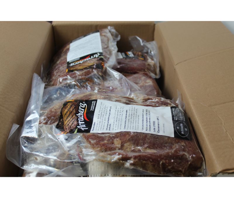 Arrachera marinada 1,5 kg/pieza (8 piezas/caja)