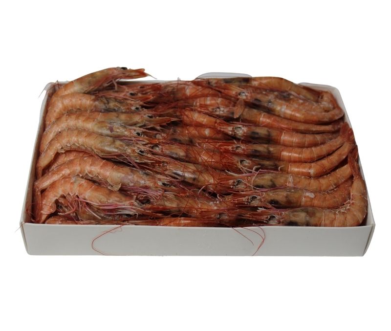 Gamba plancha roja 72 - 76 pz/kg (12 bolsas de 1 kg)