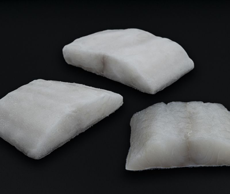 Delicias de bacalao 18% (Caja de 7 kg)