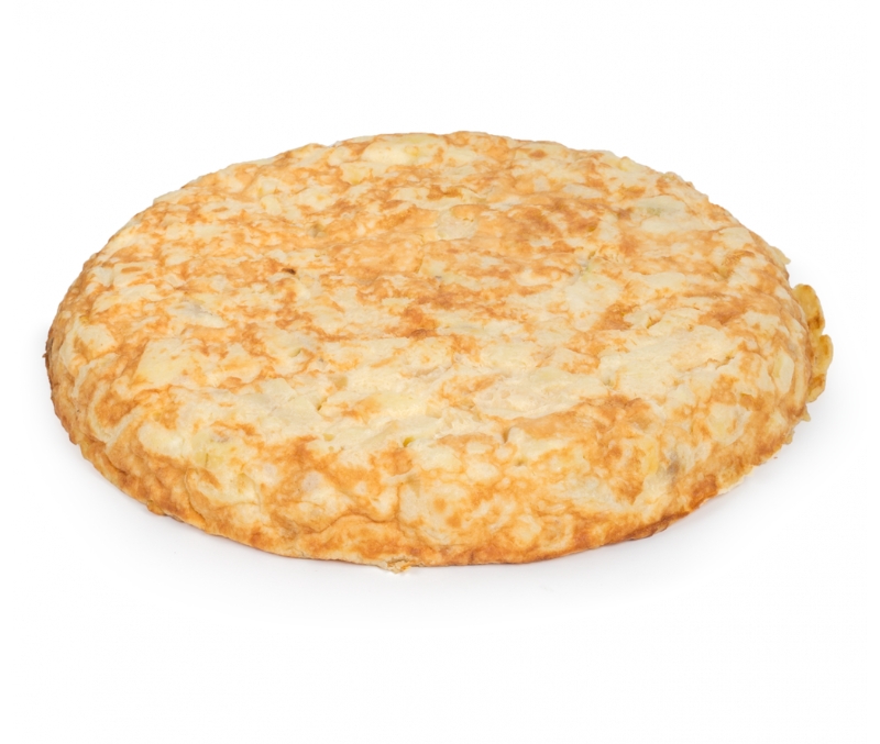 Tortilla de patata con cebolla (10 unidades de 800 gr)