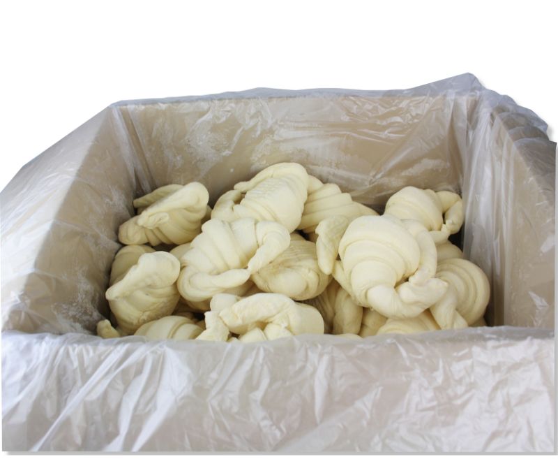 Croissant fermentado recto - 54 unidades (1 caja de 4,5 kg aprox.)