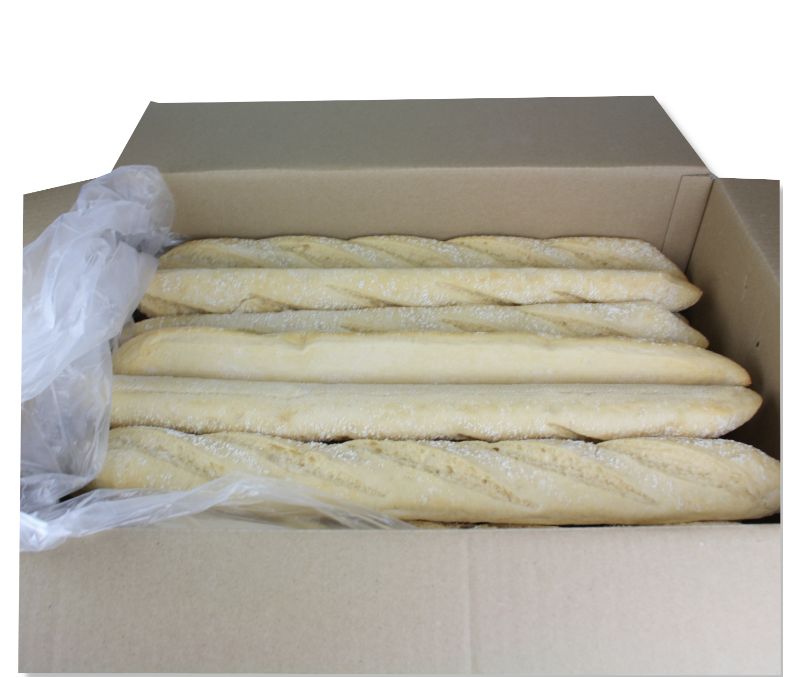 Baguette rústica mediterránea - 31 unidades (1 caja de 8,37 kg aprox.)