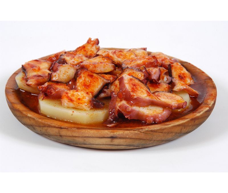 Patas de pulpo selección cocidas 250-300 g (Caja de 3 kg)