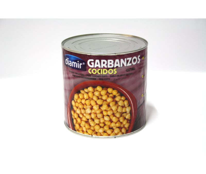 Garbanzo cocido natural extra (1 caja de 18 kg)